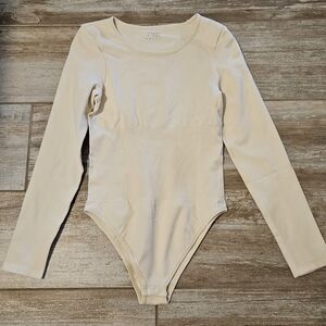 NWOT OQQ Cream Bodysuit